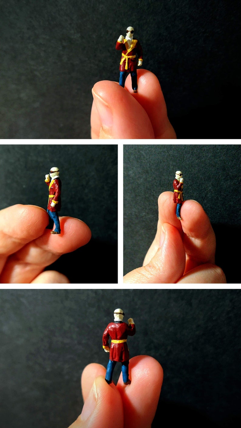 Miniature Invisible Men Miniature Invisible Man! HO Scale Figure! Please Read Full Item ...