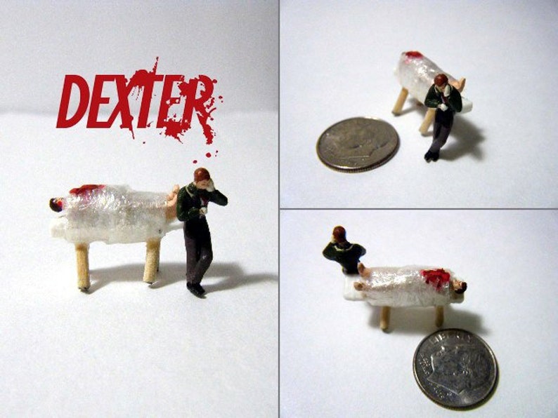 Dexter Morgan Television S Own Blood Splatter Expert And Serial Killer Now Mini Sized