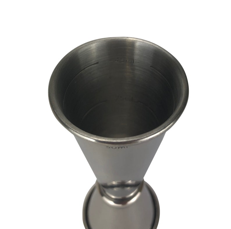 Japanese Double Jigger, Spirit Measure, Silver Stainless Steel Etsy UK