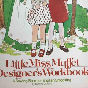 Vintage Sewing Book: Little Miss Muffet Smocking Patterns (1977)