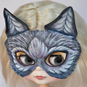 Carnival Cat Mask Therian Full Head Mascara Latex Halloween Party