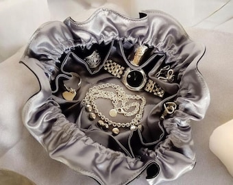 Deluxe Jewelry Travel Pouch Bag