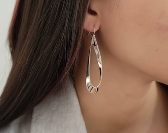 Sterling Silver Ribbon Earring Hooks