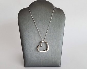 ZR Bliss Heart Necklace in Sterling Silver