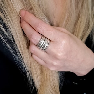Sterling Silver Stackable Rings * Personalize Your Ring * Thumb Ring * Pinky Ring
