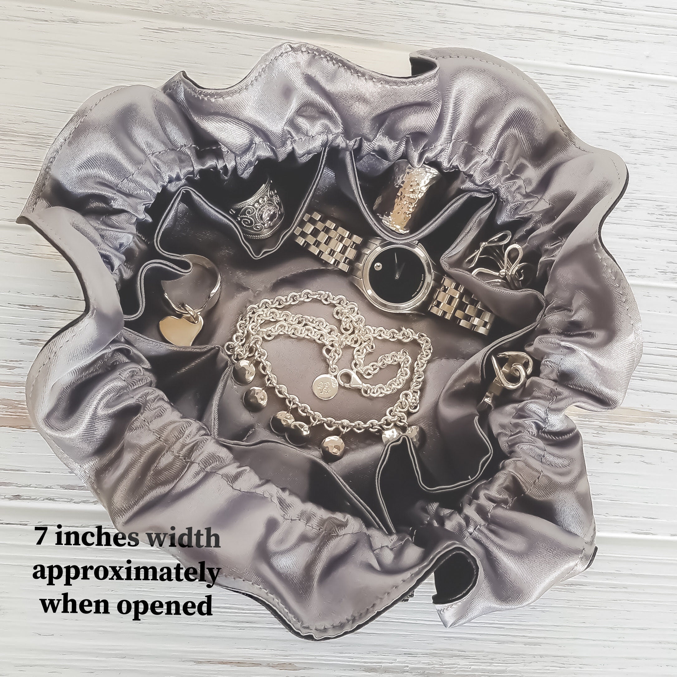 Deluxe Jewelry Travel Pouch Bag Storage Jewelry Bag Etsy