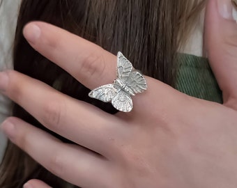 New Beginnings Sterling Silver Butterfly Ring