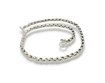 Ziga Rucci Scales Chain Necklace in Sterling Silver 5mm