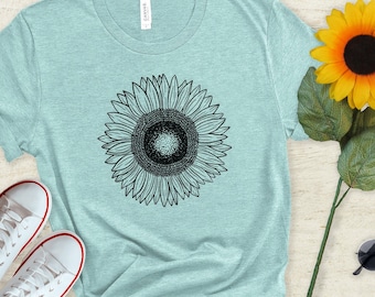Sunflower Shirt | Sunflower T-Shirt | Sunflower Tee | Sunflower Gift | Best Friend Gift | Sunflower Lover Gift | Sunflower Lover Shirt