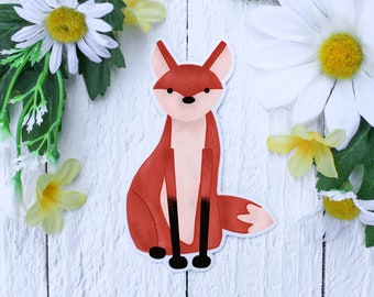 Fox Sticker | Fox Decal | Fox Gift | Fox Lover Gift | Woodland Animal Sticker | Cute Fox Sticker | Animal Sticker | Cute Animal Sticker