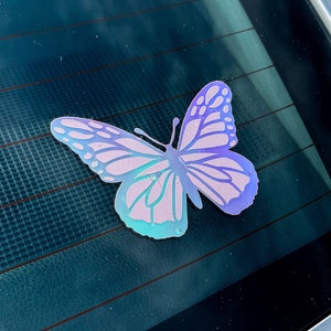 Butterfly Color Shift Decal | Butterfly Car Decal | Butterfly Vinyl Decal | Cute Butterfly Decal | Cool Car Decal | Butterfly Gift