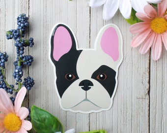 French Bulldog Sticker | Frenchie Sticker | Frenchie Decal | Dog Sticker | Frenchie Car Sticker | Frenchie Car Decal | French Bulldog Gift