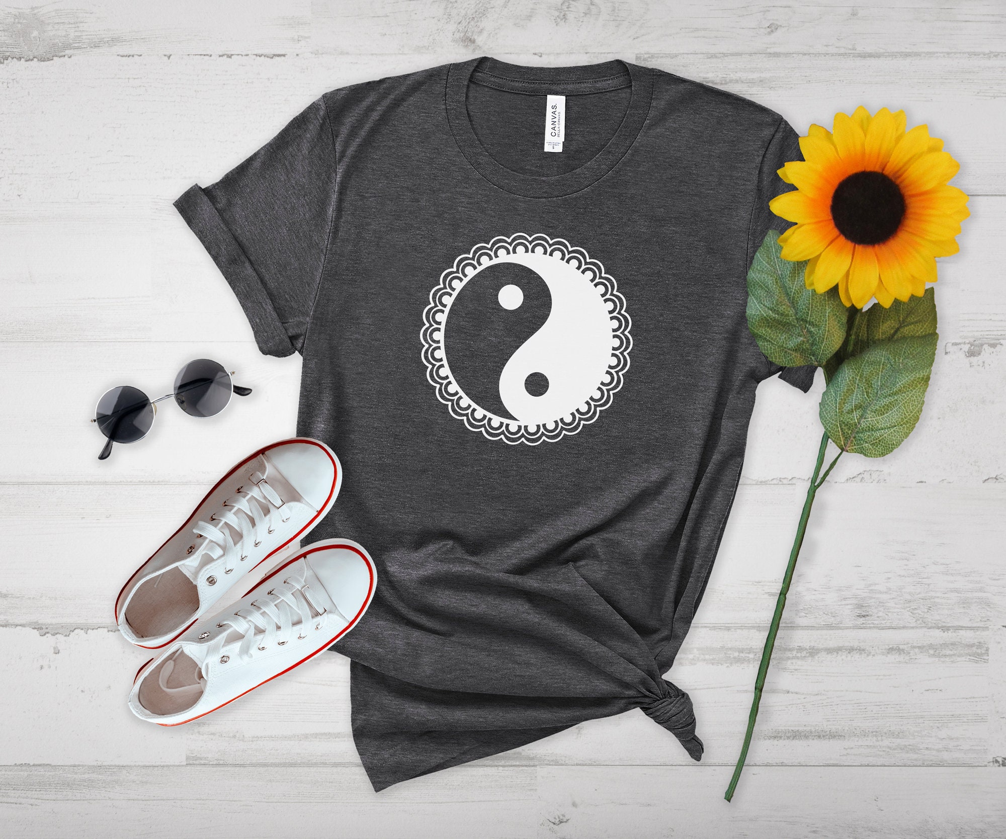 Yin and Yang Shirt YinYang Shirt Yin Yang Shirt Balance Etsy