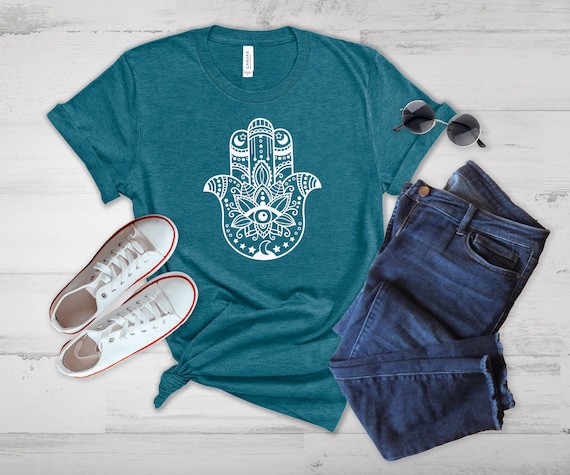 Heavily Meditated Tshirt Zen Lotus Flower Yin Yang Hamsa Heavily Meditated Tshirt Zen Lotus Flower Yin Yang Hamsa
