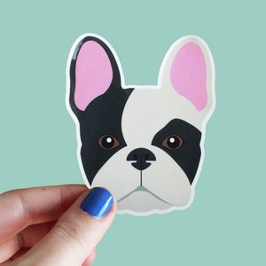 French Bulldog Sticker | Frenchie Sticker | Frenchie Decal | Dog Sticker | Frenchie Car Sticker | Frenchie Car Decal | French Bulldog Gift immagine 2