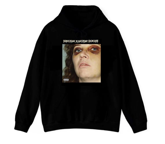 Suicideboyss dirtiest nastiest scrim ruby greyday greyfivenine g59 hoodie black hooded sweatshirt greyfivenine