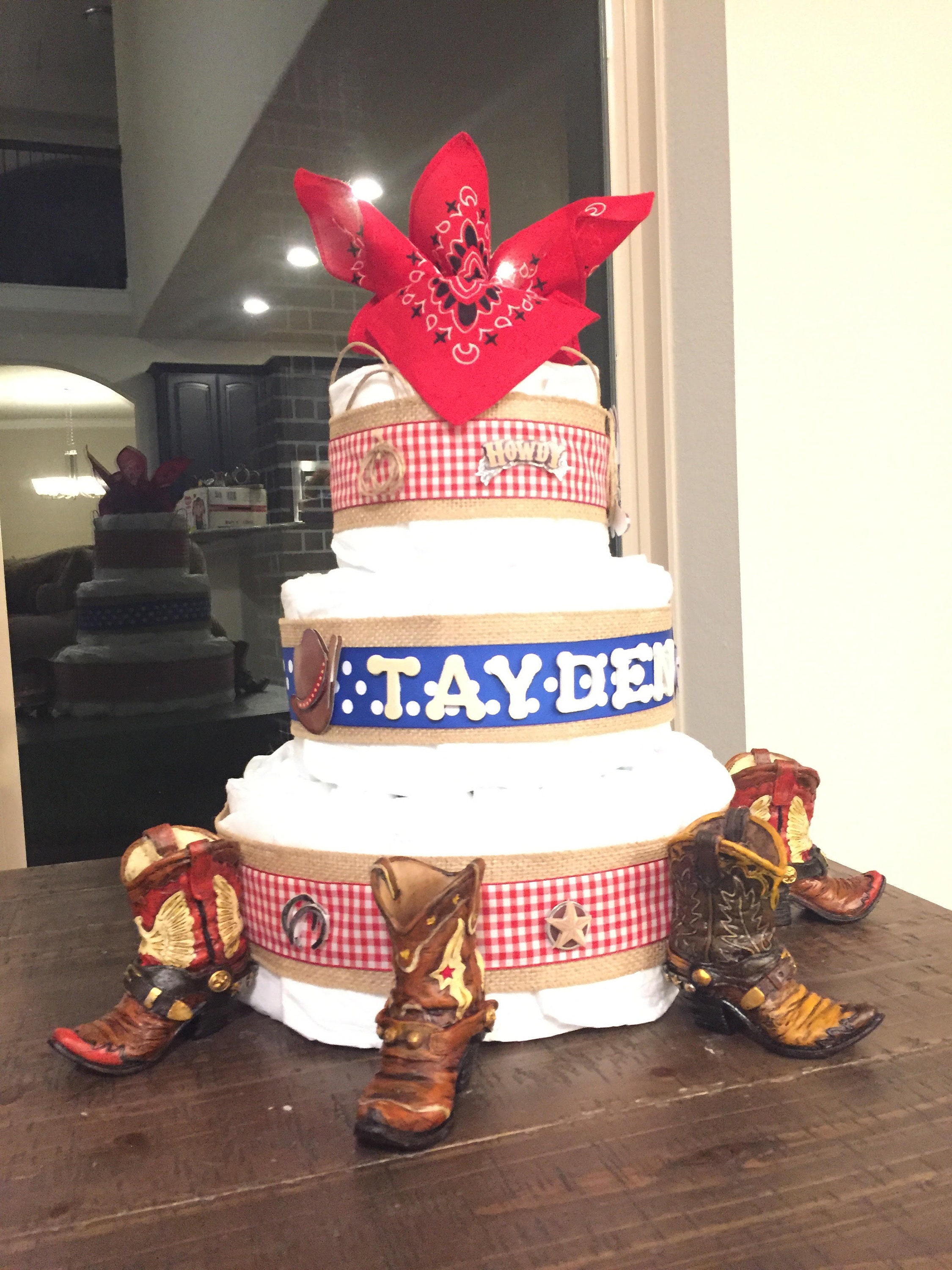 Wild West Diaper Cake