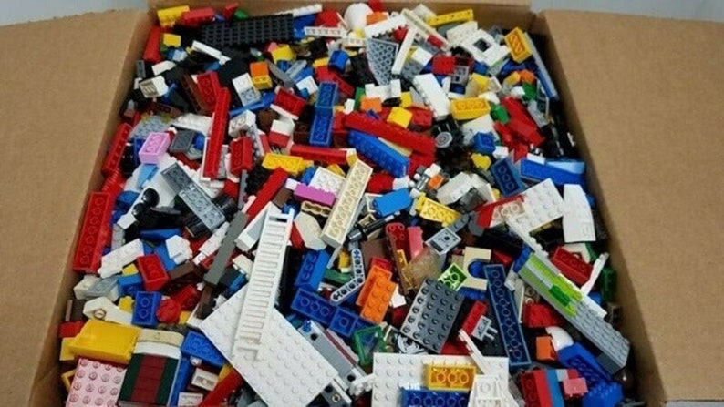 Lego Toy Lot Bulk 5 Lbs Mixed Building Bricks Blocks Parts Pieces ...