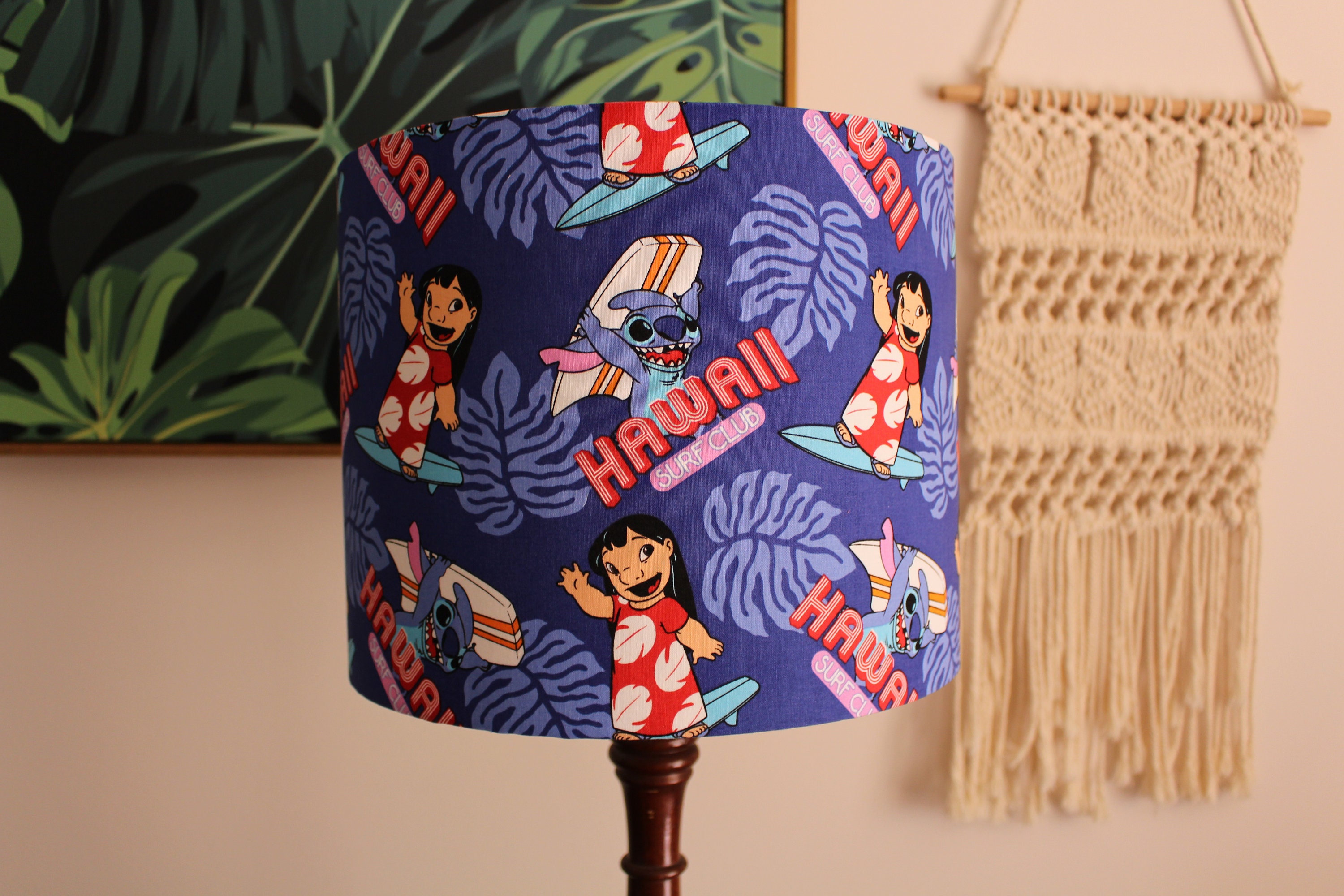 Lilo and Stitch Lampshade Disney Decor Bedside Lamp Shade Licensed
