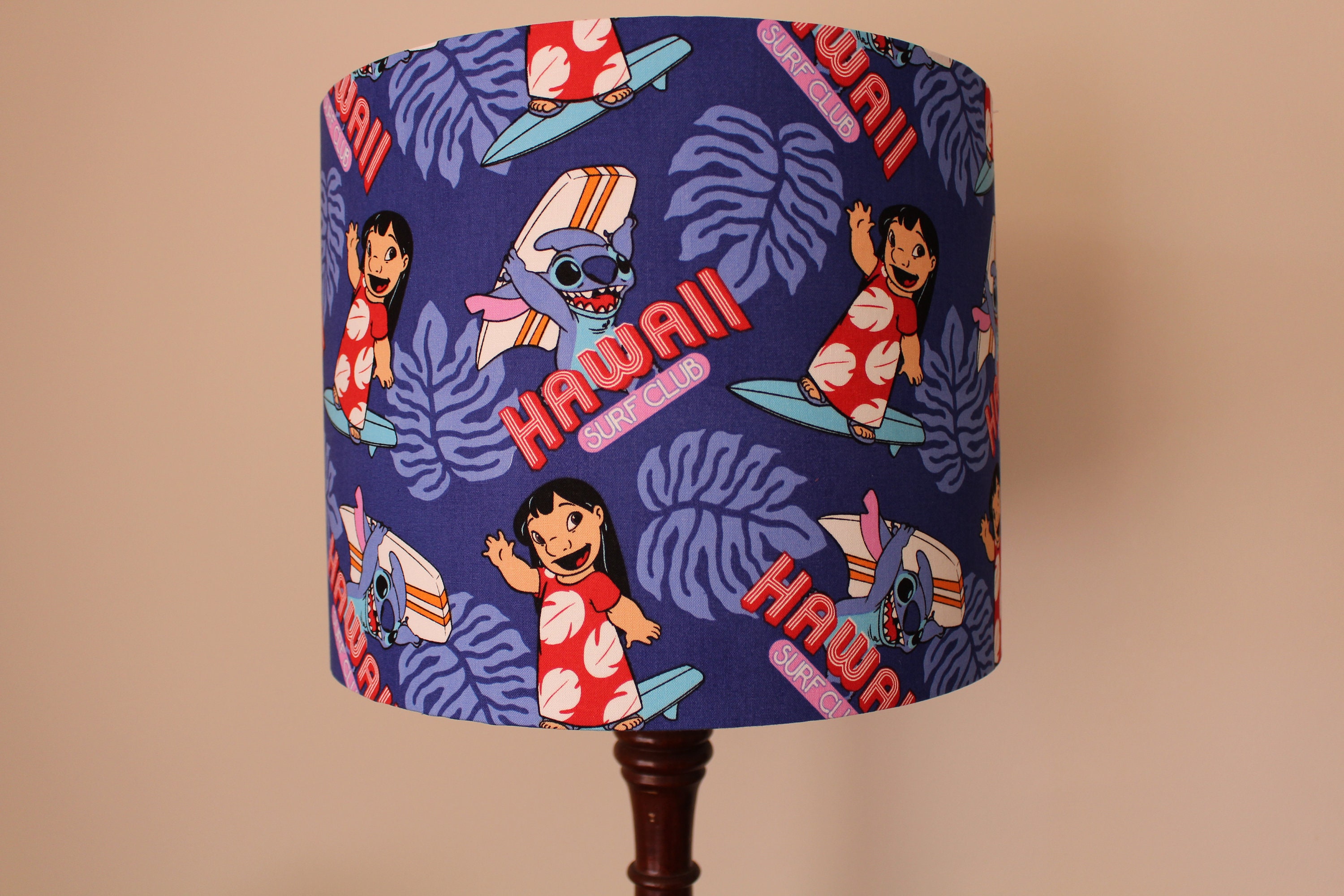 Lilo and Stitch Lampshade Disney Decor Bedside Lamp Shade Licensed Disney  Design Lampshade 