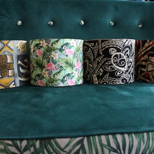 Retro Hawaiian Lamp Shades - Already Made and Ready to Go for Fast Shipping