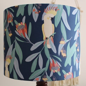 Cockatoo Eucalyptus Lampshade - Australiana Themed Lamp