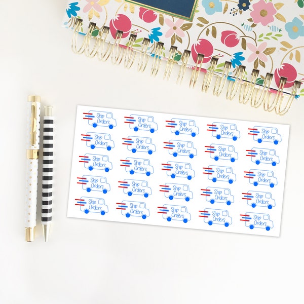 USPS Delivery Truck Stickers for your Life Planner