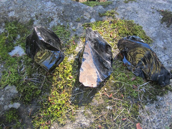 Four Tools Basic Flint Knapping Kit Obsidian -  Singapore