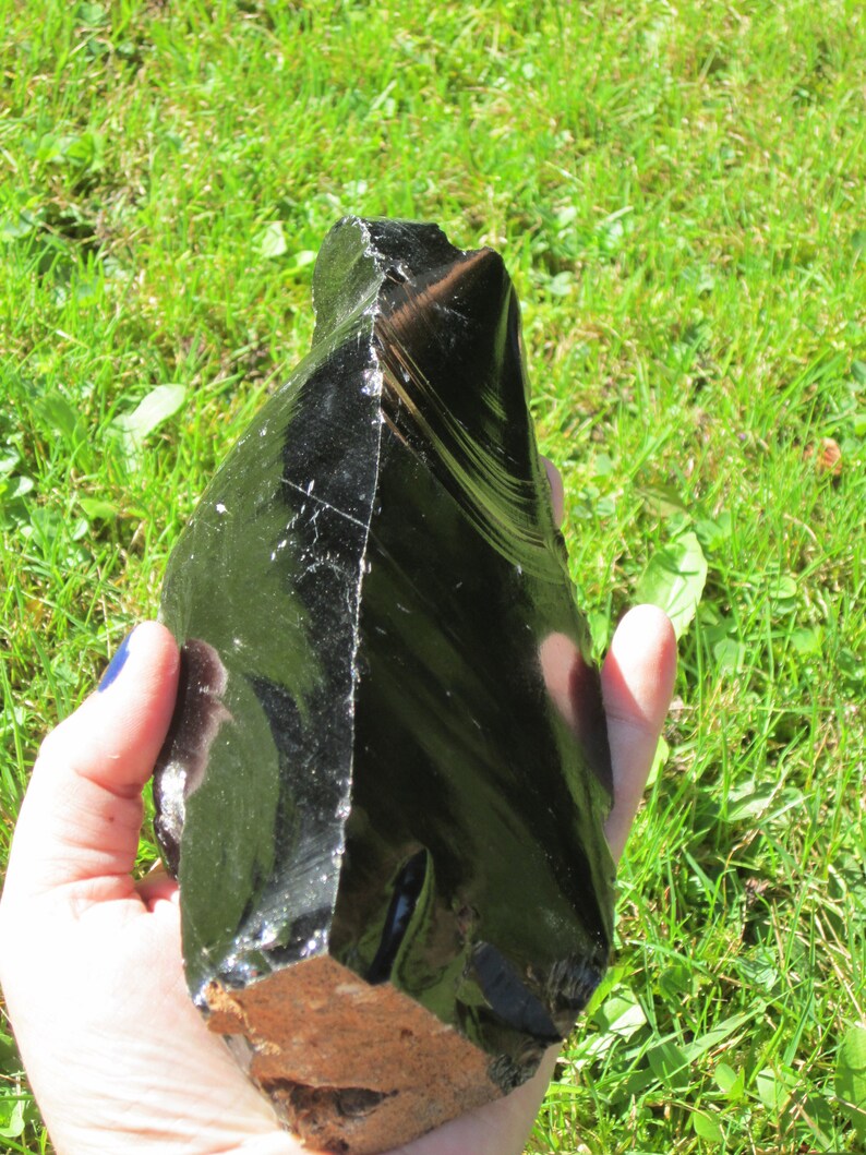 Large Black Obsidian Stone 1 LB to 14 LB Raw Black Obsidian Etsy