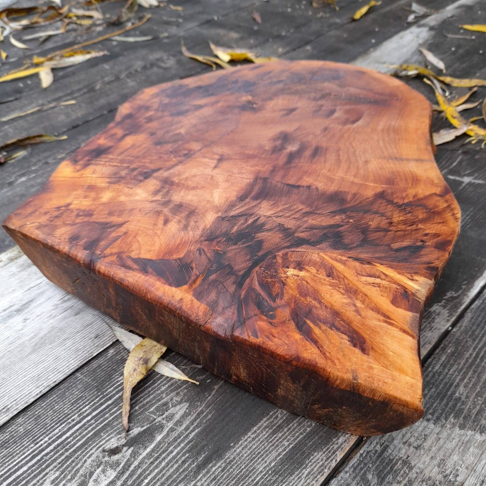 Tabla de cortar madera de arce centenario árbol hecho a | Etsy