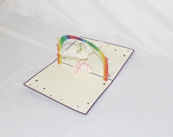 Unicorn, Pop Up Card, Birthday Card, Greeting Card, Birthday Pop Up Card, Christmas Card, Get Well Card, Anniversary Card, 259
