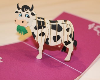 Animal Nosy COW 3D Lenticular Postcard Greeting Card Animal Nosy COW 3D Lenticular Postcard Greeting Card
