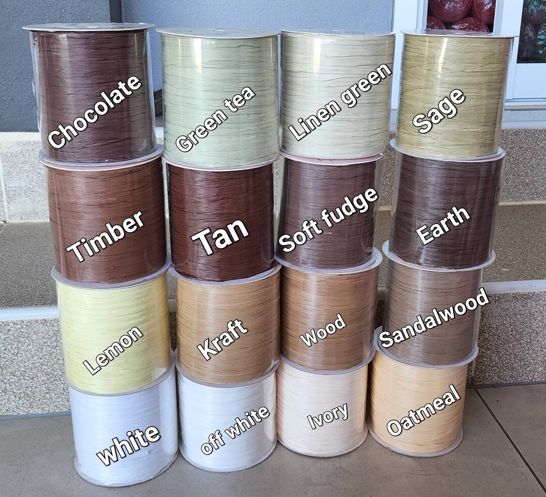 Raffia ISPIE YARN 100colors in Stock Etsy