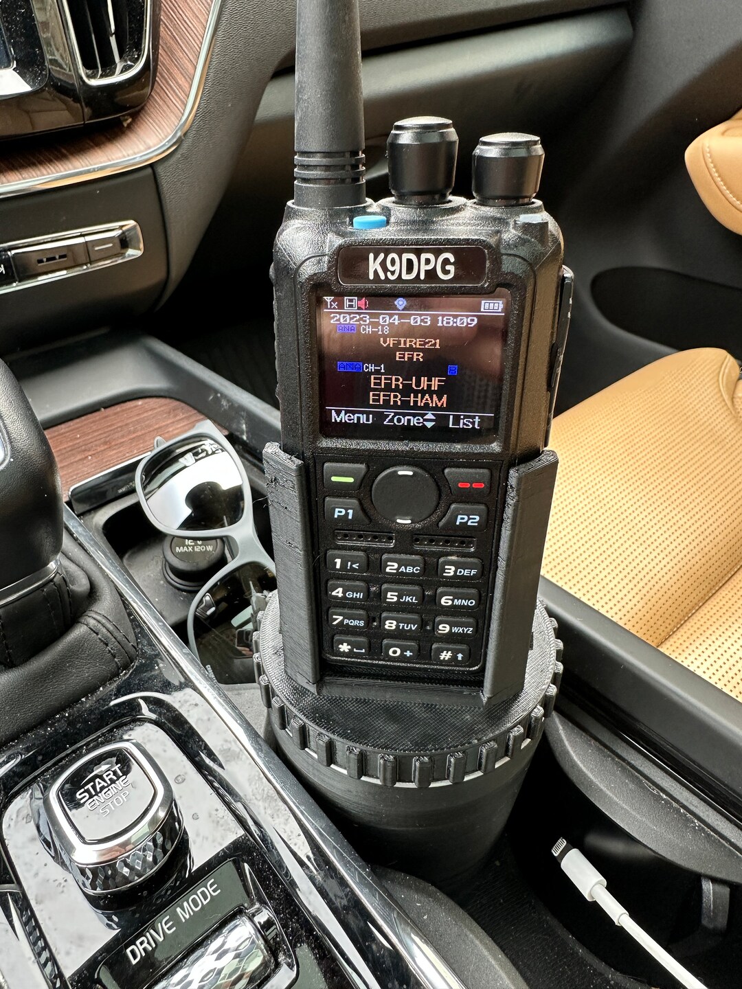 Anytone UV868/878 Handheld Amateur HAM Radio Cup Holder Mount Etsy UK