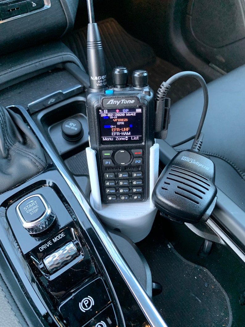 AnyTone UV868/878 Handheld amateur HAM radio cup holder image 2