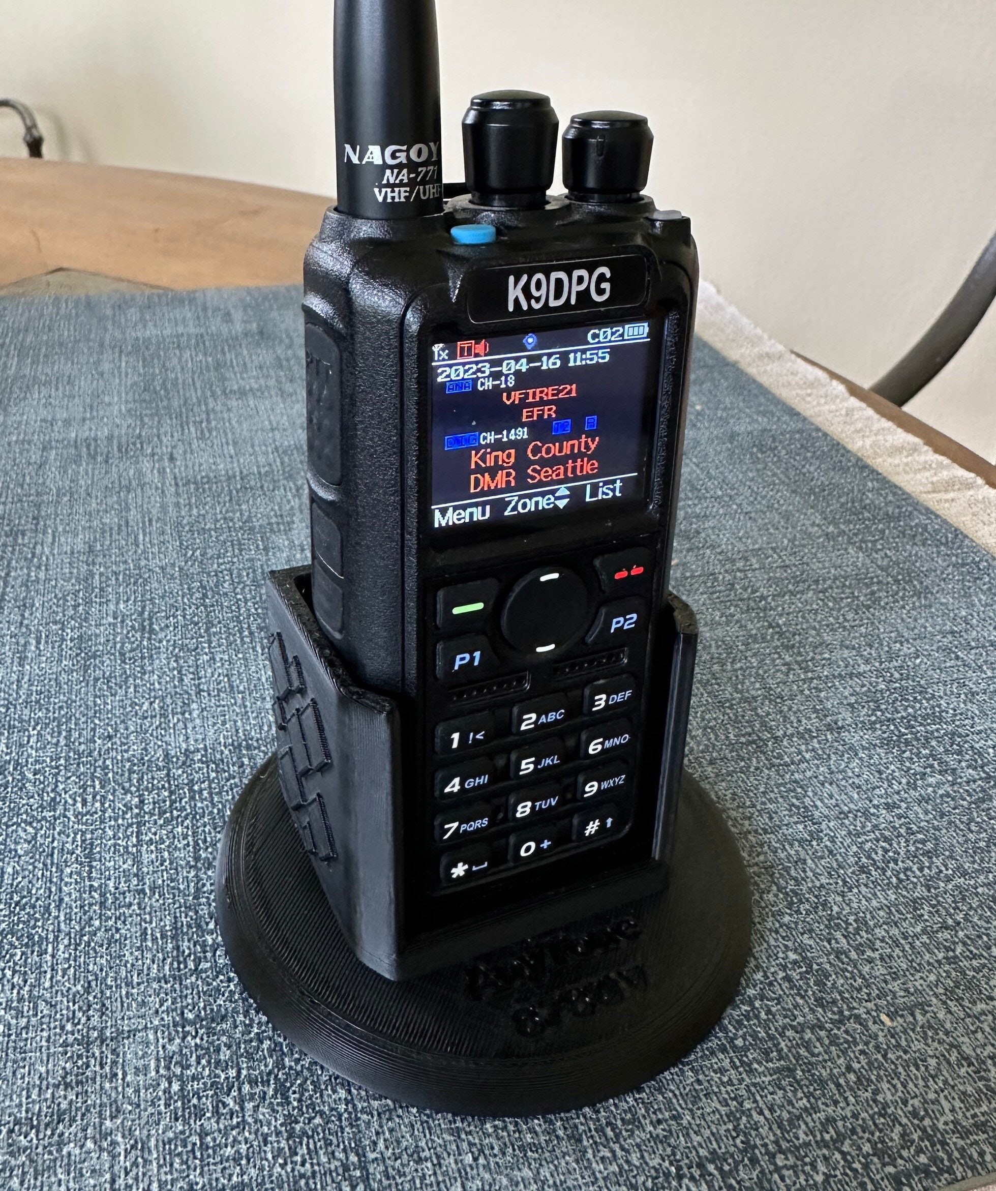 Desk Stand for Anytone UV868/878 Handheld Amateur HAM Radio photo