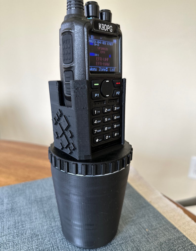 AnyTone UV868/878 Handheld amateur HAM radio cup holder image 6