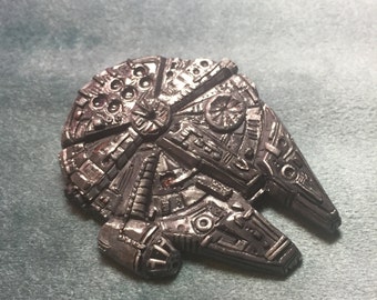 Millennium Falcon Brooch