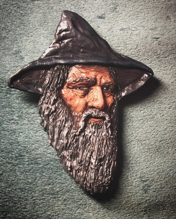 Gandalf the Grey Wizard Brooch, Magnet, or Ornament 