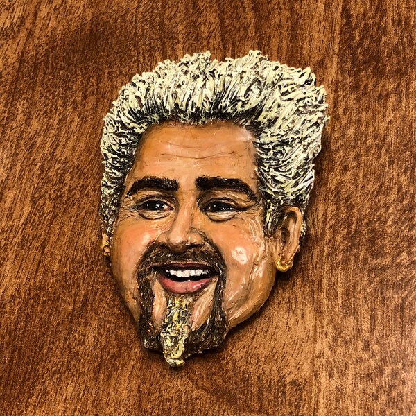 Guy Fieri Face Brooch