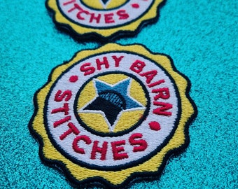 SHY BAIRN STITCHES Iron On Embroidered Patch
