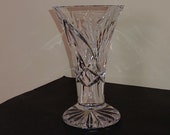 Elegant Vintage Waterford Crystal Vase - Cut Crystal Vase - Medium Crystal Vase - Waterford Vase - Luxury Decor - Vintage