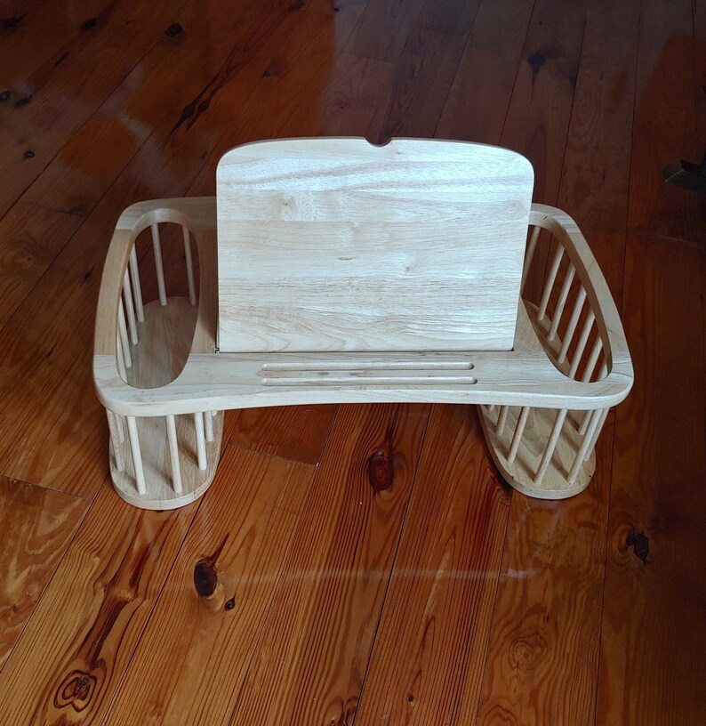 Large Bed Tray Lap Desk Notebook Stand Work Station Table Laptop Computer Writing Vintage