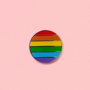 Pride Circle Enamel Pin