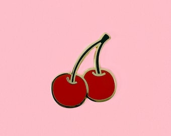 Cherries Enamel Pin