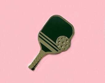 Pickleball Racket Enamel Pin