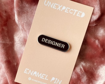Designer Enamel Pin
