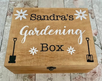 Gardener's Gift Set, Seed Gift Box, Seed Storage Box, Engraved Seed Packet  Storage, Gardeners Gift, Wooden Seed Box, Seed Packetstorage 