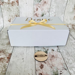 Personalised Mother of the Groom Gift Hamper, Pink Mug & Candle image 7