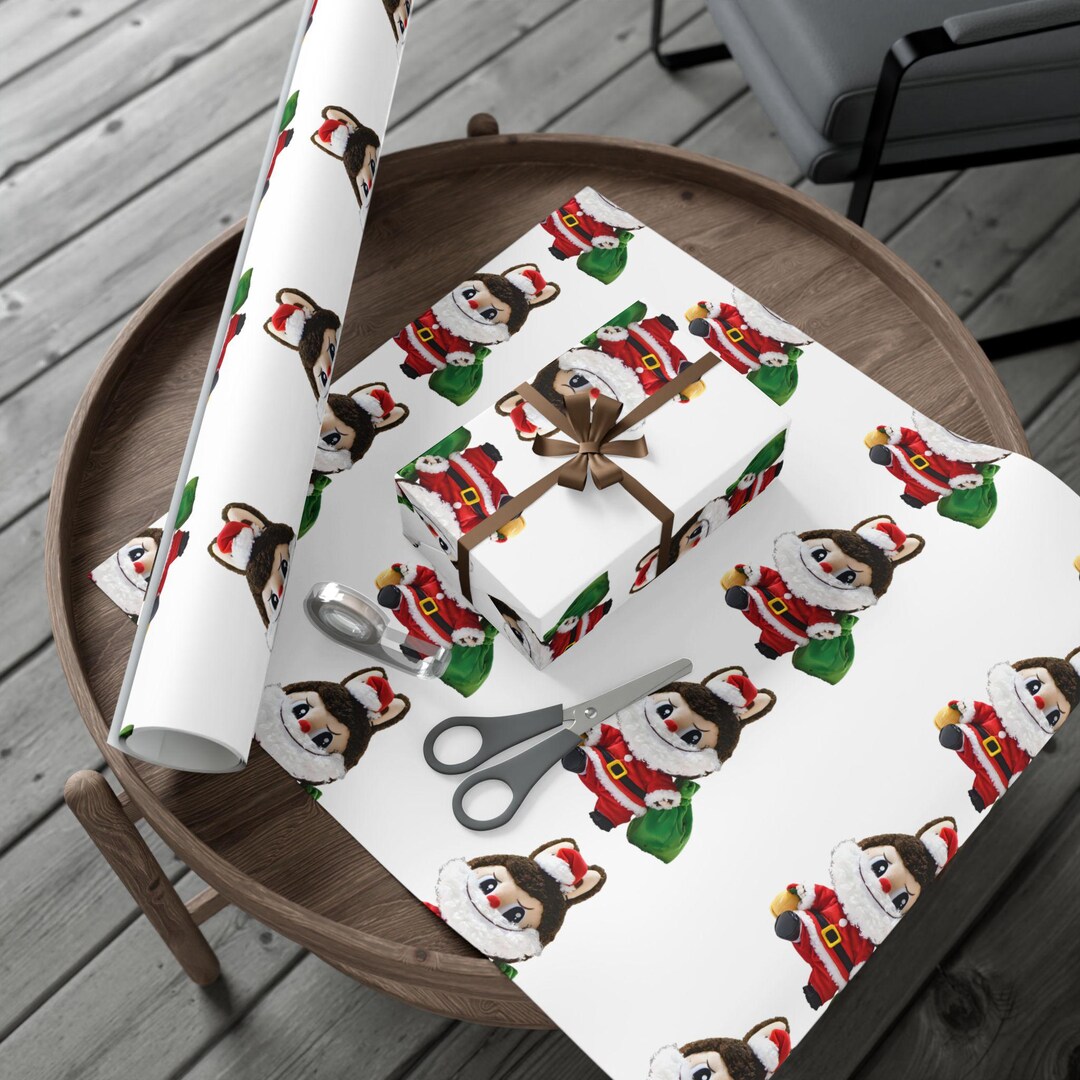 Labubu Wrapping Labubu Christmas Gift Wrap Sheets, Holiday Art Paper - Etsy